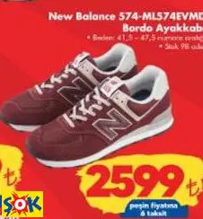 NEW BALANCE BORDO AYAKKABI